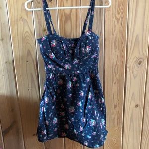 Floral knee length dress